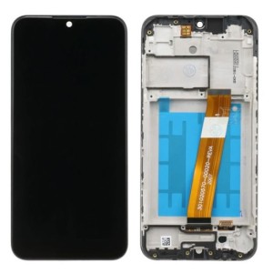 Módulo LCD Samsung Galaxy A01 2020 A015F Preto (Service Pack)