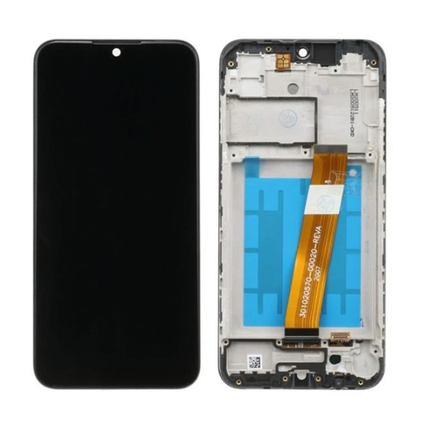 Módulo LCD Samsung Galaxy A01 2020 A015F Preto (Service Pack)