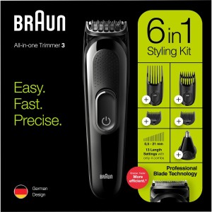 BRAUN - Maquina Barbear All-In-One Trimmer 6-In-1 MGK3235