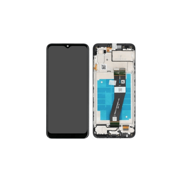 Samsung Galaxy A12 2021 A127f Lcd + touch + frame preto GH82-26486A Service Pack (Preto)