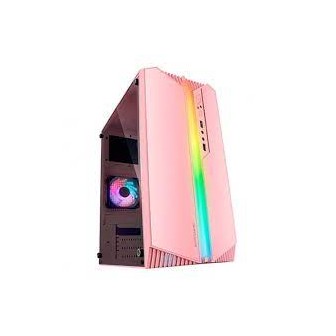 Caixa Mars Gaming MC-S1 micro-atx, argb front line, frgb fan, window, ROSA