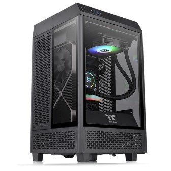 TORRE M-ITX THERMALTAKE TOWER 100 PRETA