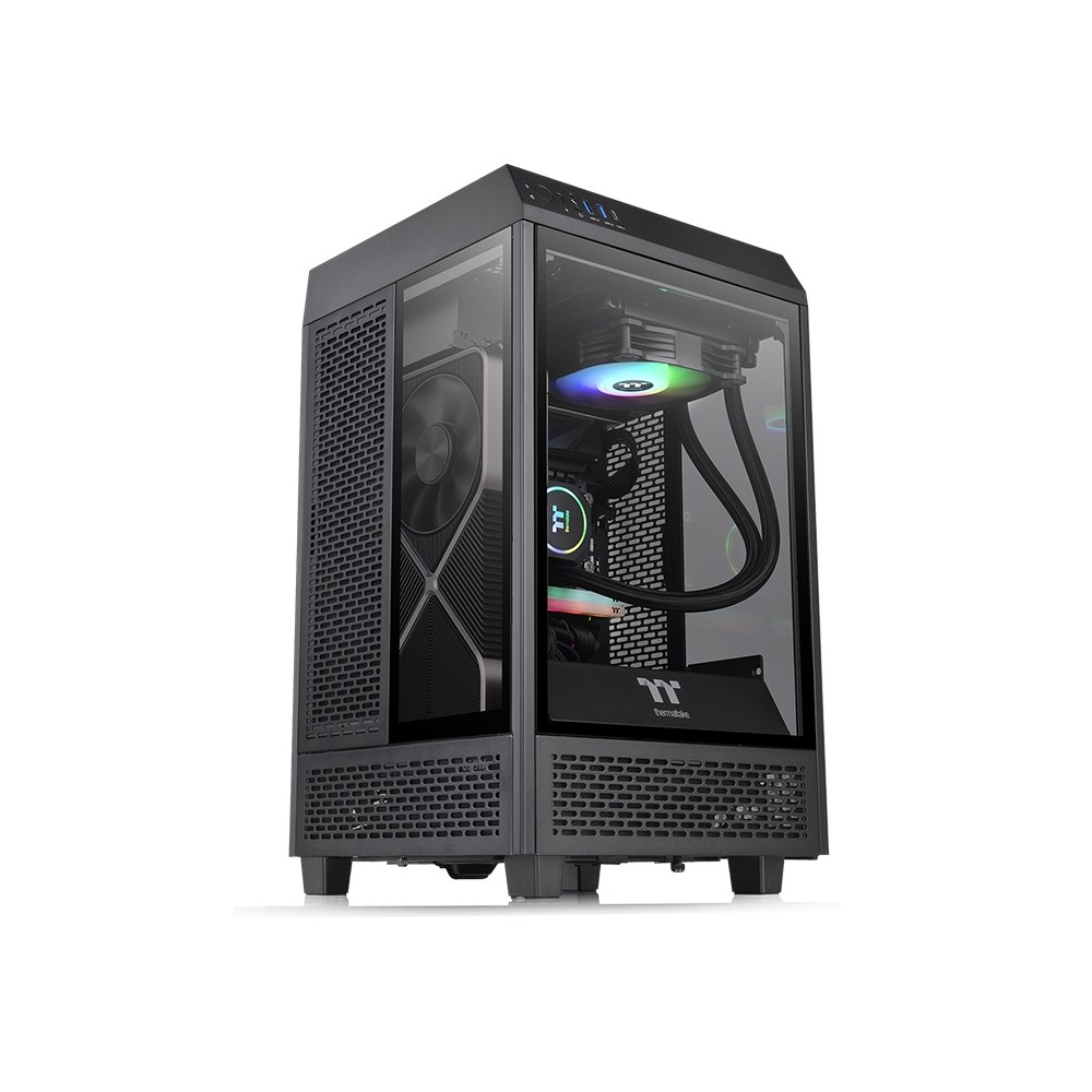 TORRE M-ITX THERMALTAKE TOWER 100 PRETA