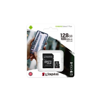 MicroSD Kingston Canvas Select Plus 128Gb Class 10 UHS /SDHC (100MB/s-85MB/s)