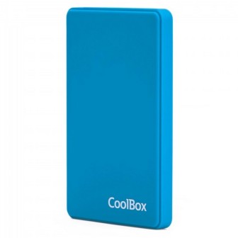 Caixa Externa CoolBox Azul Claro p/ HDD e SSD 2.5"