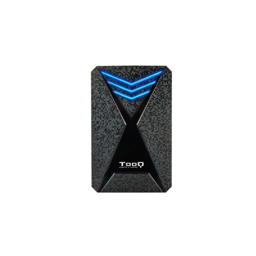 TOOQ Caixa Externa 2,5" SATA TQE-2550L Gaming LED Azul USB3.1