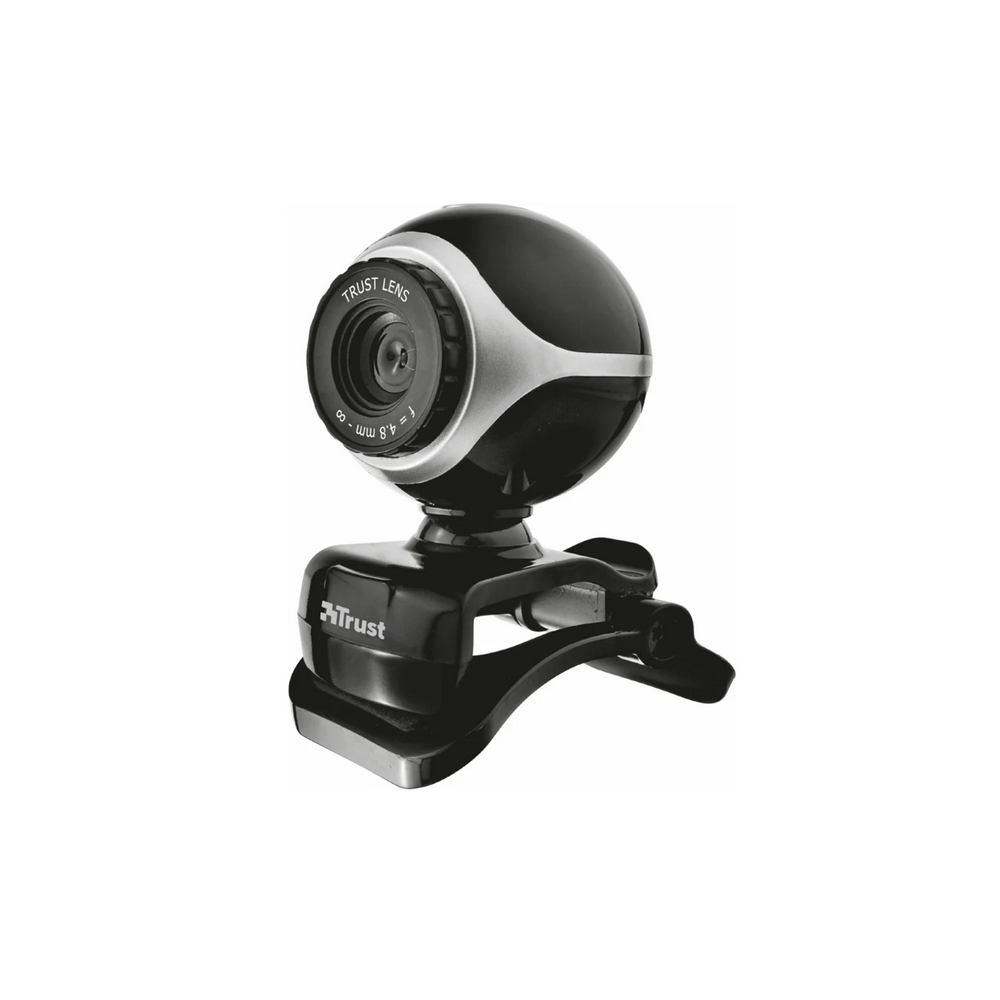 Webcam TRUST Exis Webcam  Black/Silver