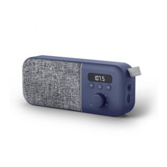 Energy Sistem Coluna Bluetooth Radio Portátil Fabric Box Blue