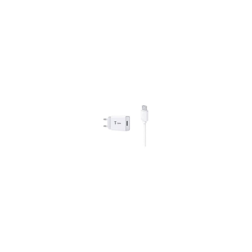 T-Phox Carregador Micro USB 2.4A Branco