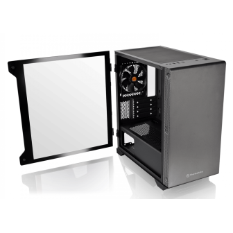 Torre Micro ATX Thermaltake S100 TG Negra