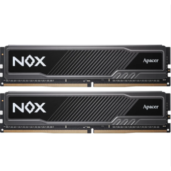 Módulo Memória RAM DDR4 16GB 2x8GB 3200MHZ APACER NOX Negra