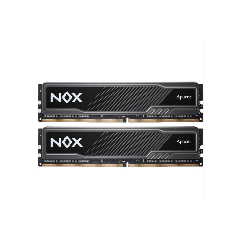 Módulo Memória RAM DDR4 16GB 2x8GB 3200MHZ APACER NOX Negra