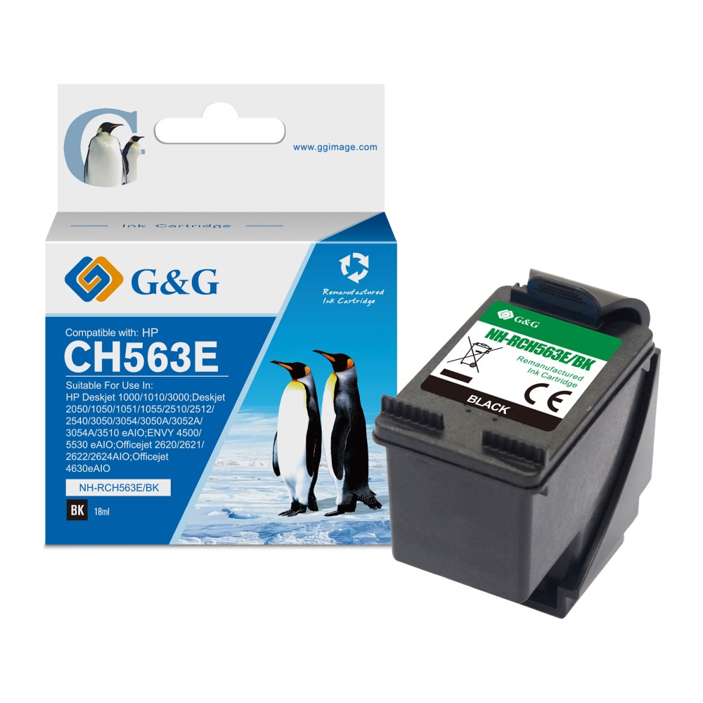 Tinteiro G&G CH563E Preto