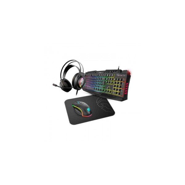 Bundle Gaming KROM RGB Kritic (Teclado + Auscultadores + Rato + Tapete de Rato)