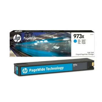 HP 973X High Yield Cyan Original PageWide Cartridge