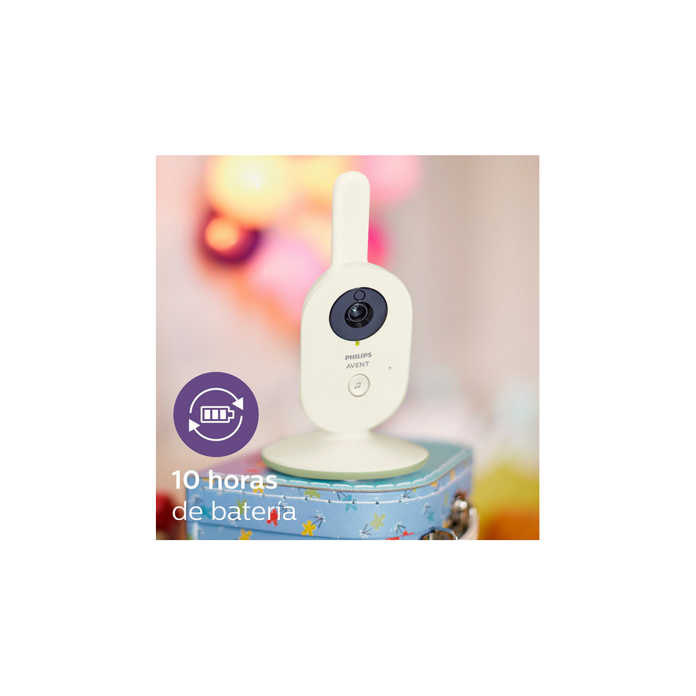 Philips AVENT SCD882/26 monitor de vídeo de bebé 300 m FHSS Branco