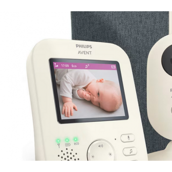 Philips AVENT SCD882/26 monitor de vídeo de bebé 300 m FHSS Branco